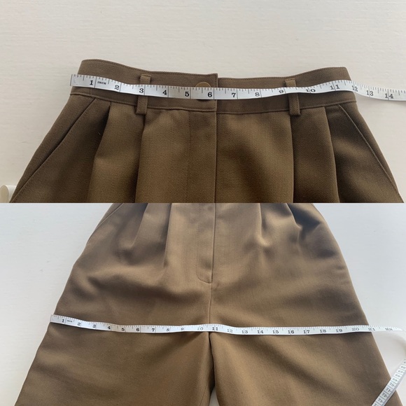 Vintage High Rise Pleat Front Shorts - Picture 4 of 6